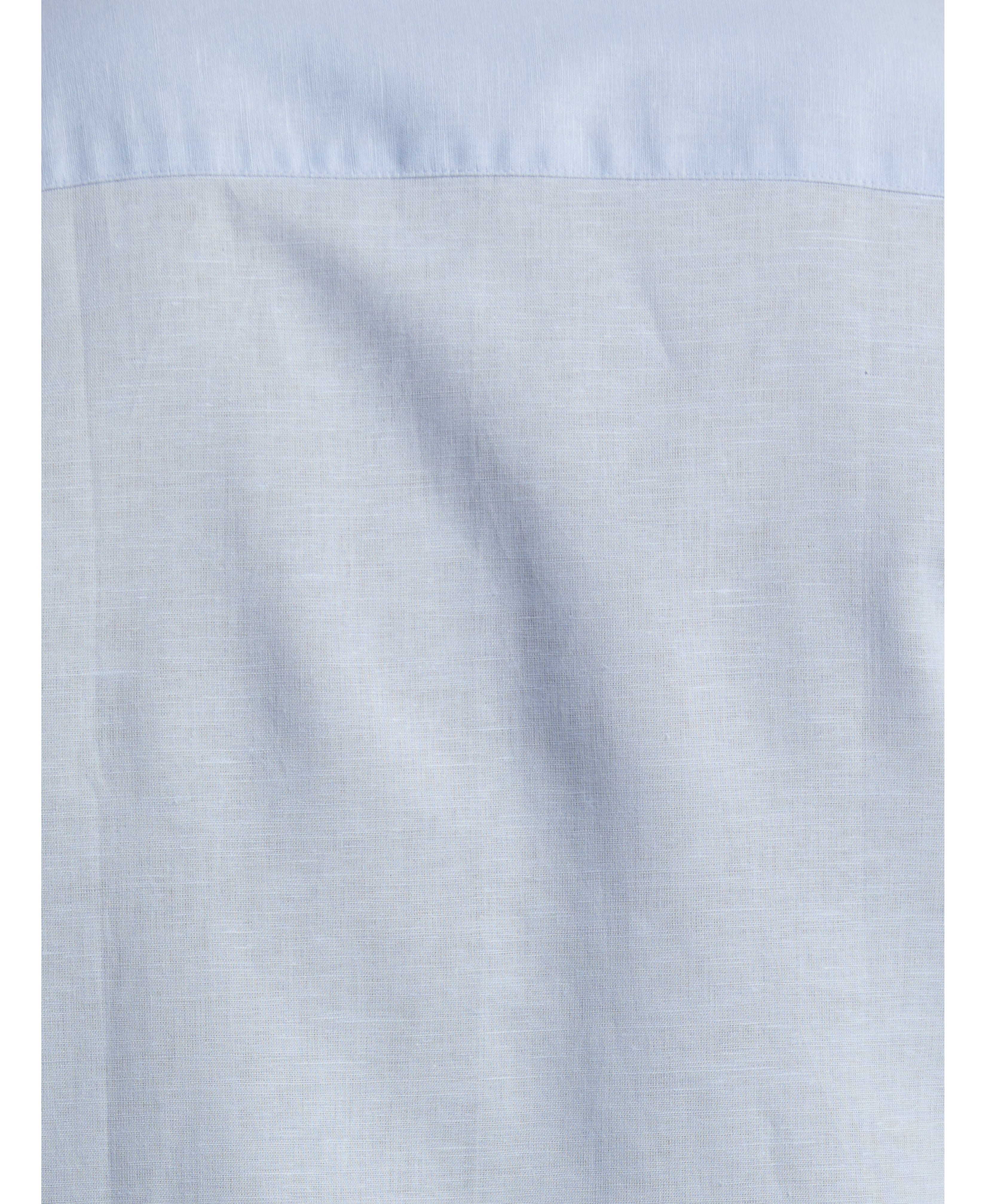 Linen Blend Embroidered Panel Shirt