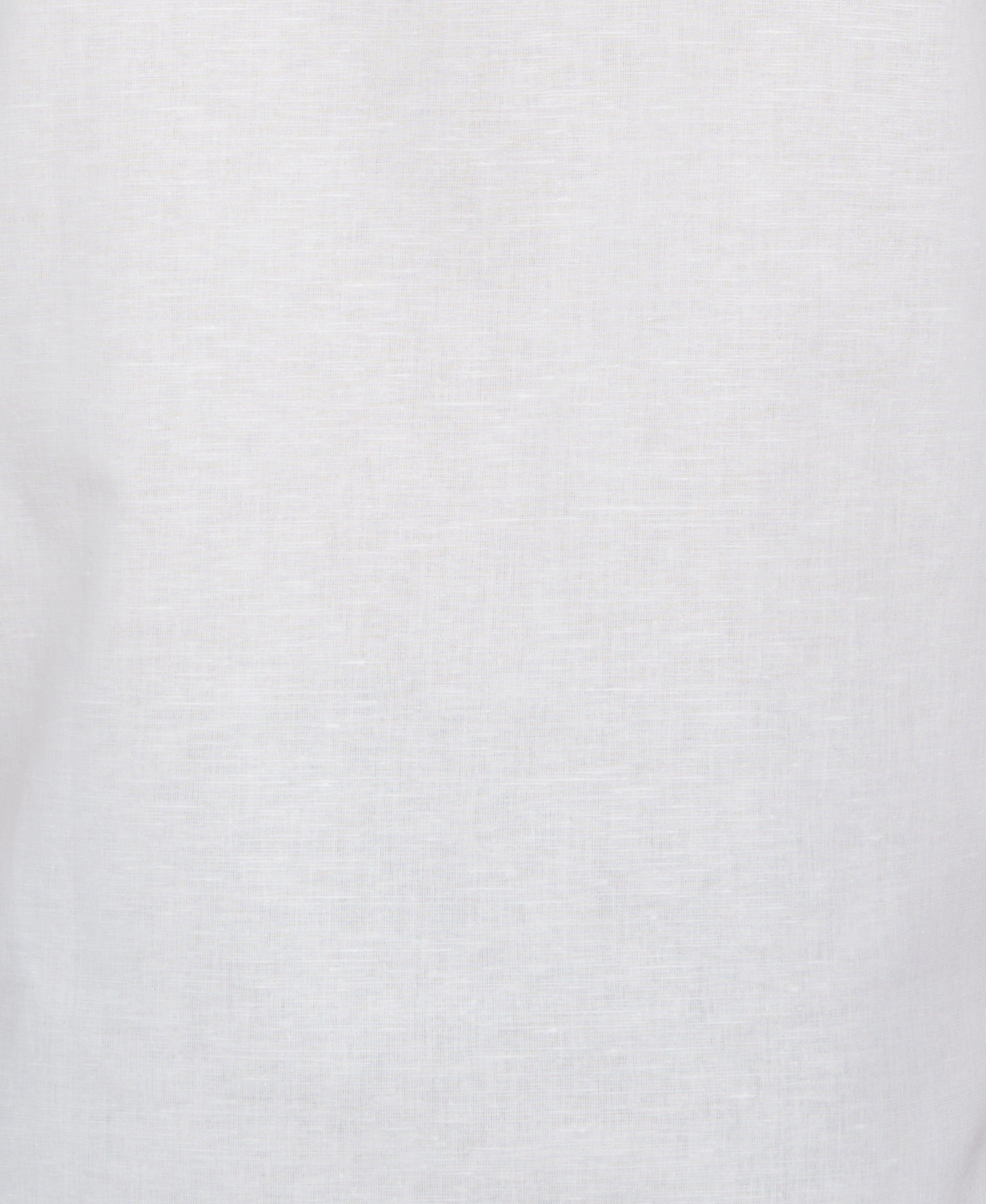 Linen Blend Geo Embroidered Panel Shirt