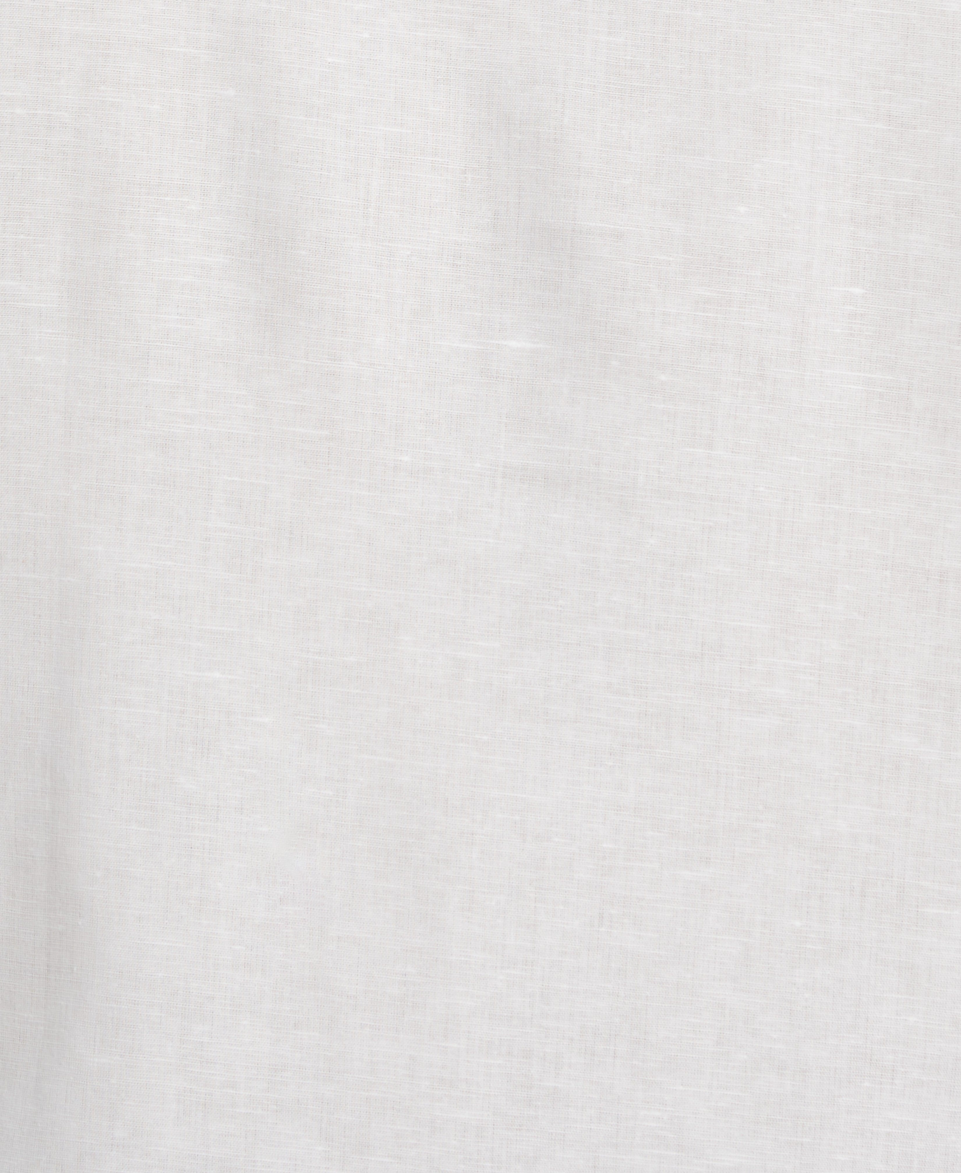 Linen Blend Reverse Asymmetric Placement Print Shirt
