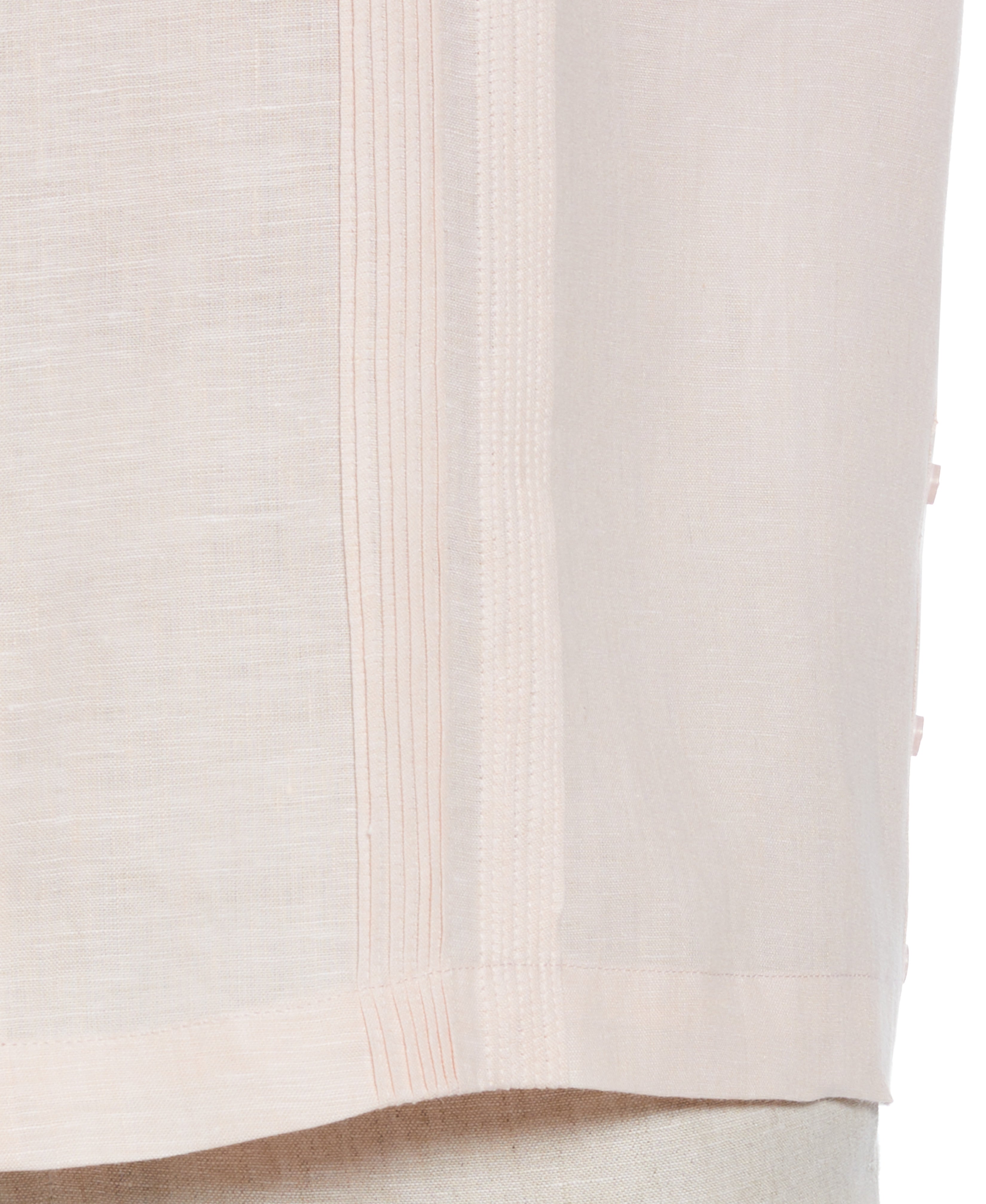 Linen Multi-Tuck Guayabera Shirt