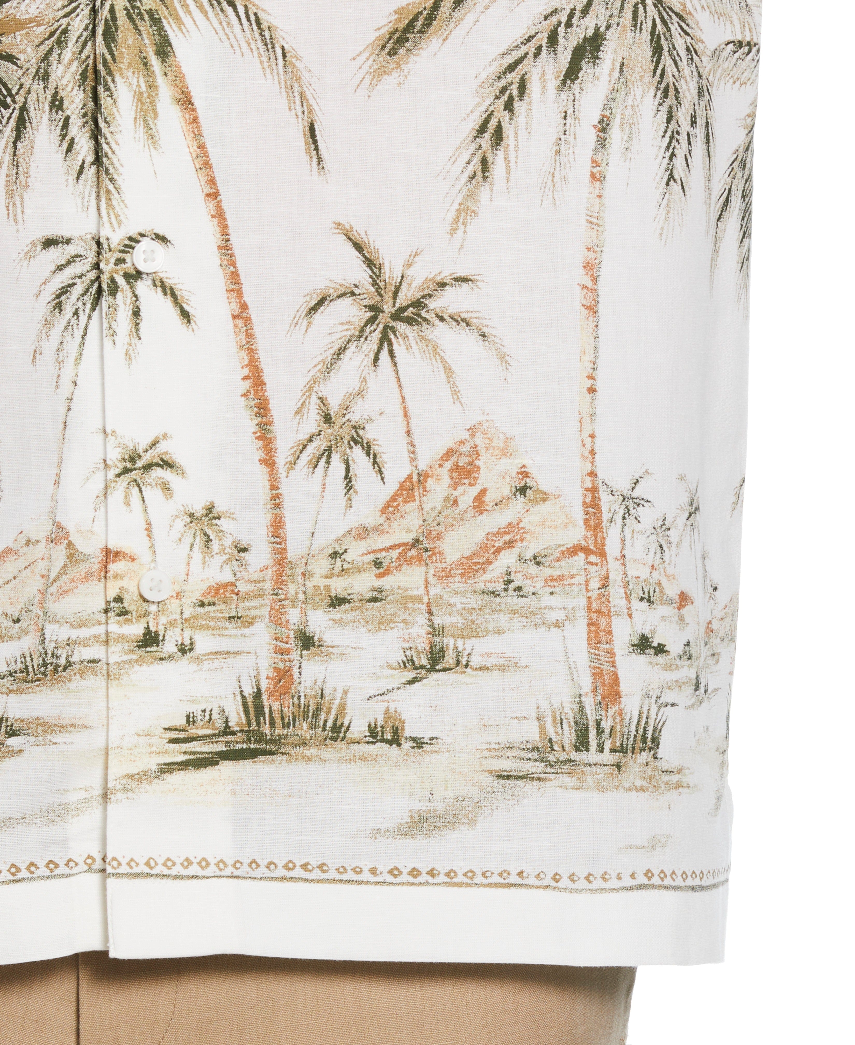 Palm Print Border Shirt