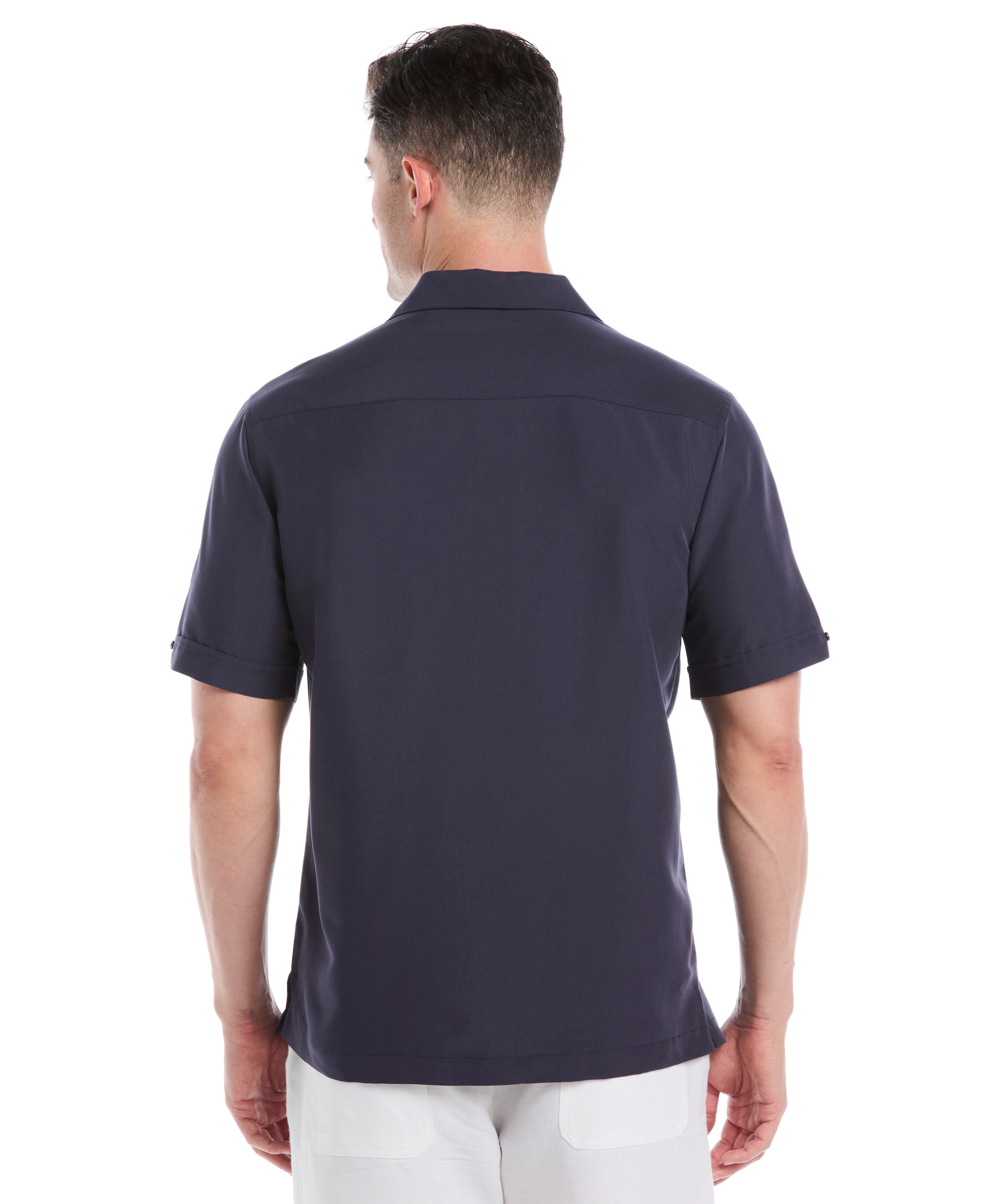 Retro Panel Embroidered Shirt