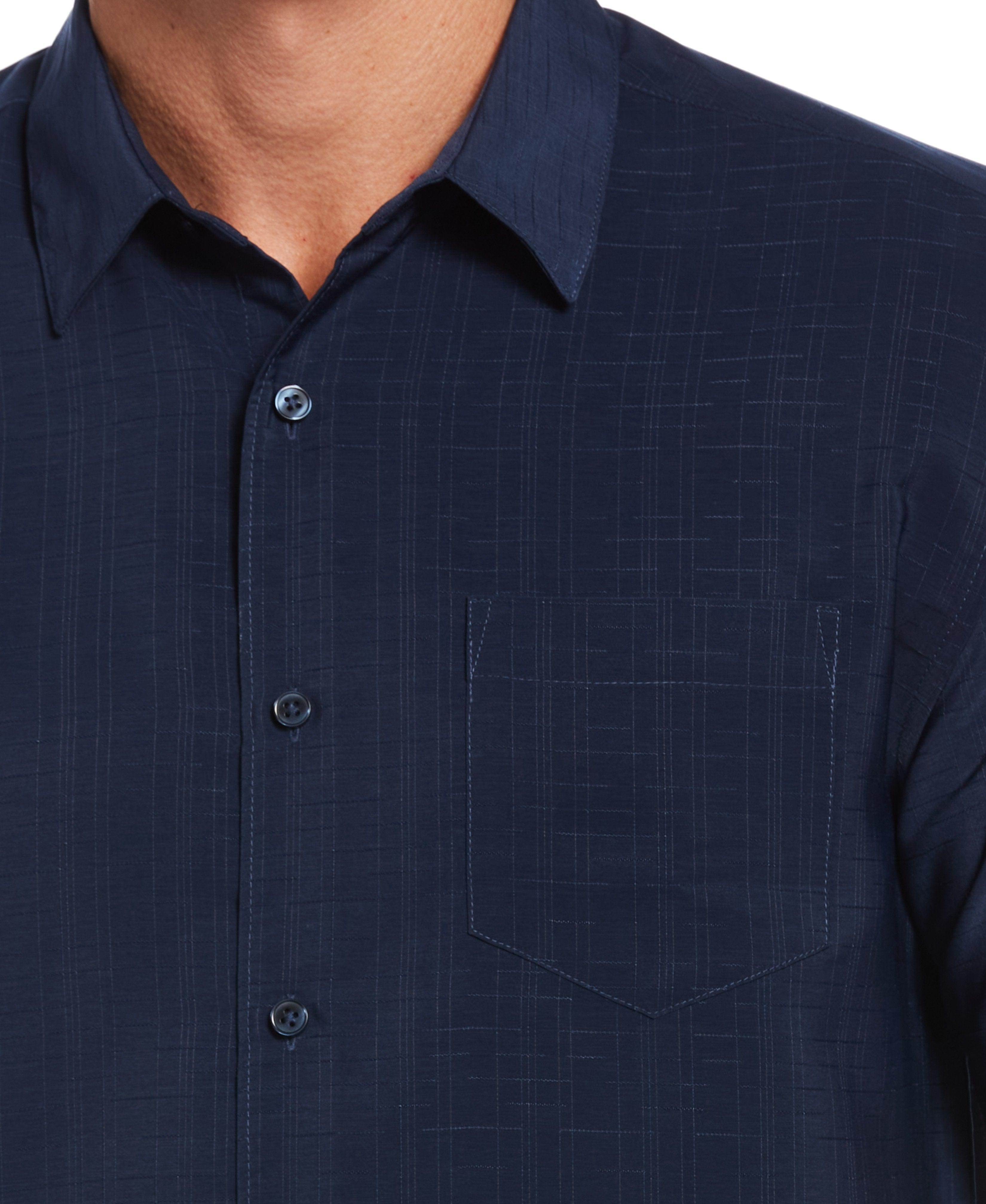 Textured One Pocket Shirt