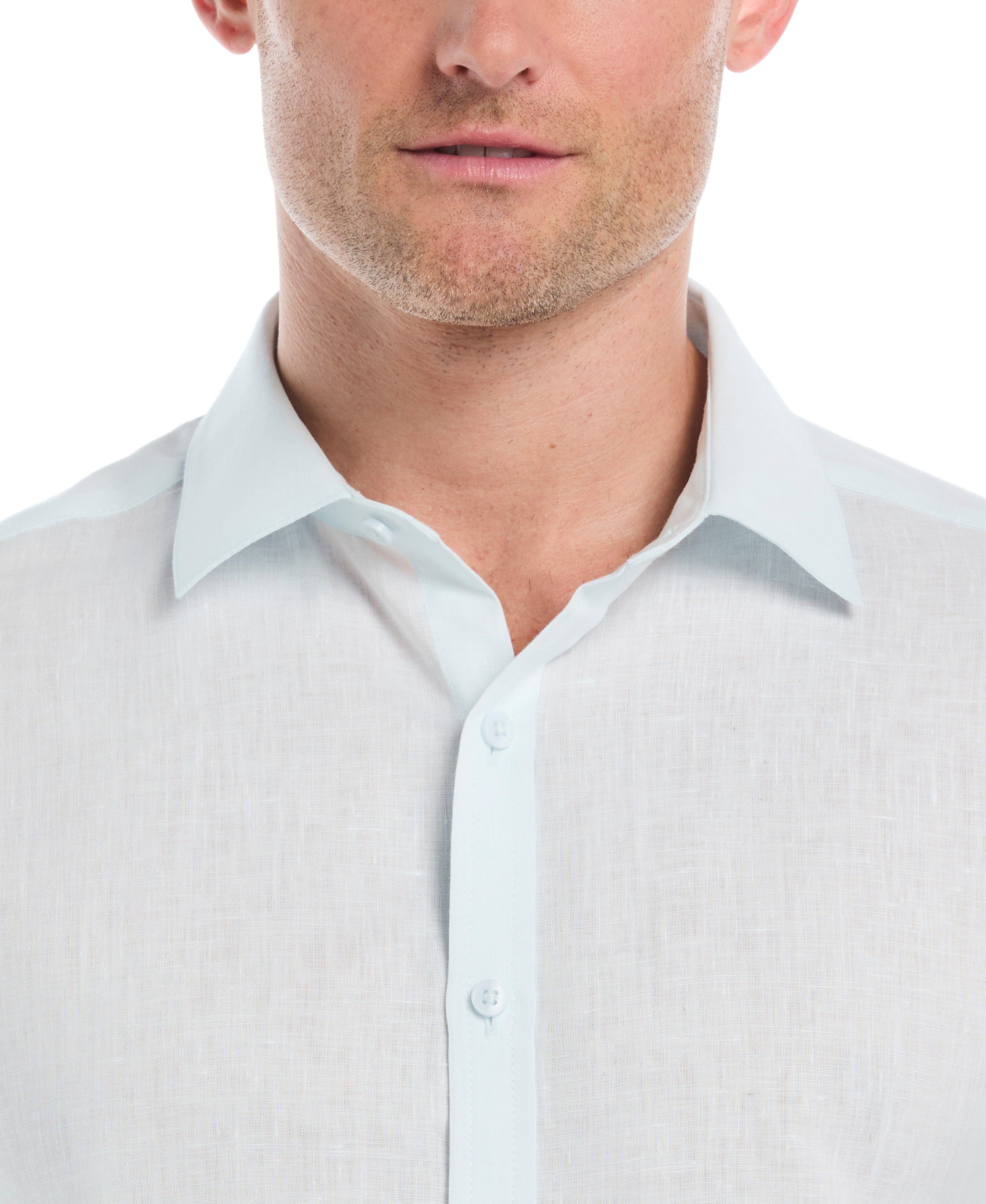 Travelselect™ Linen-Blend Long Sleeve Shirt