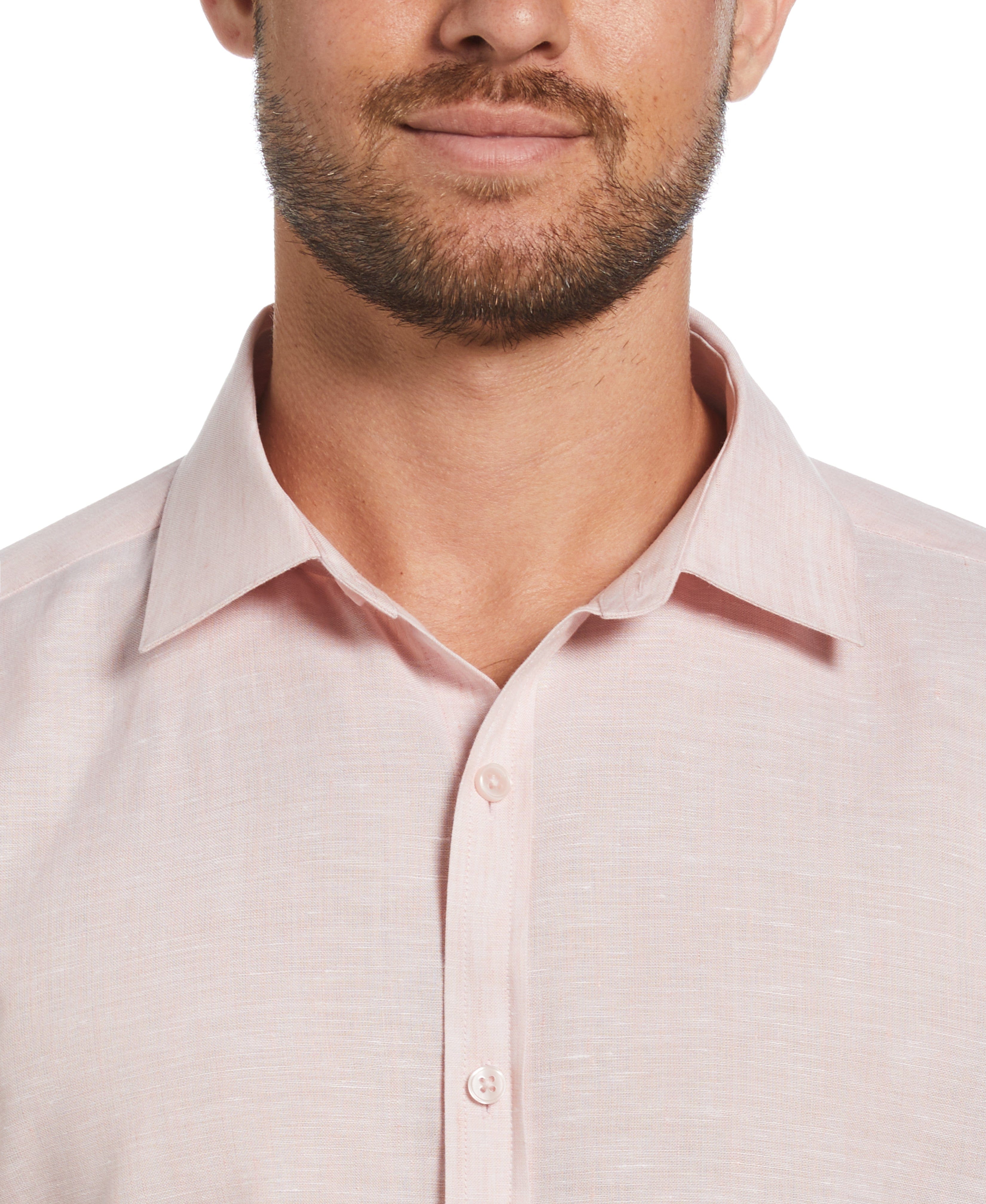 Travelselect™ Linen-Blend Long Sleeve Shirt