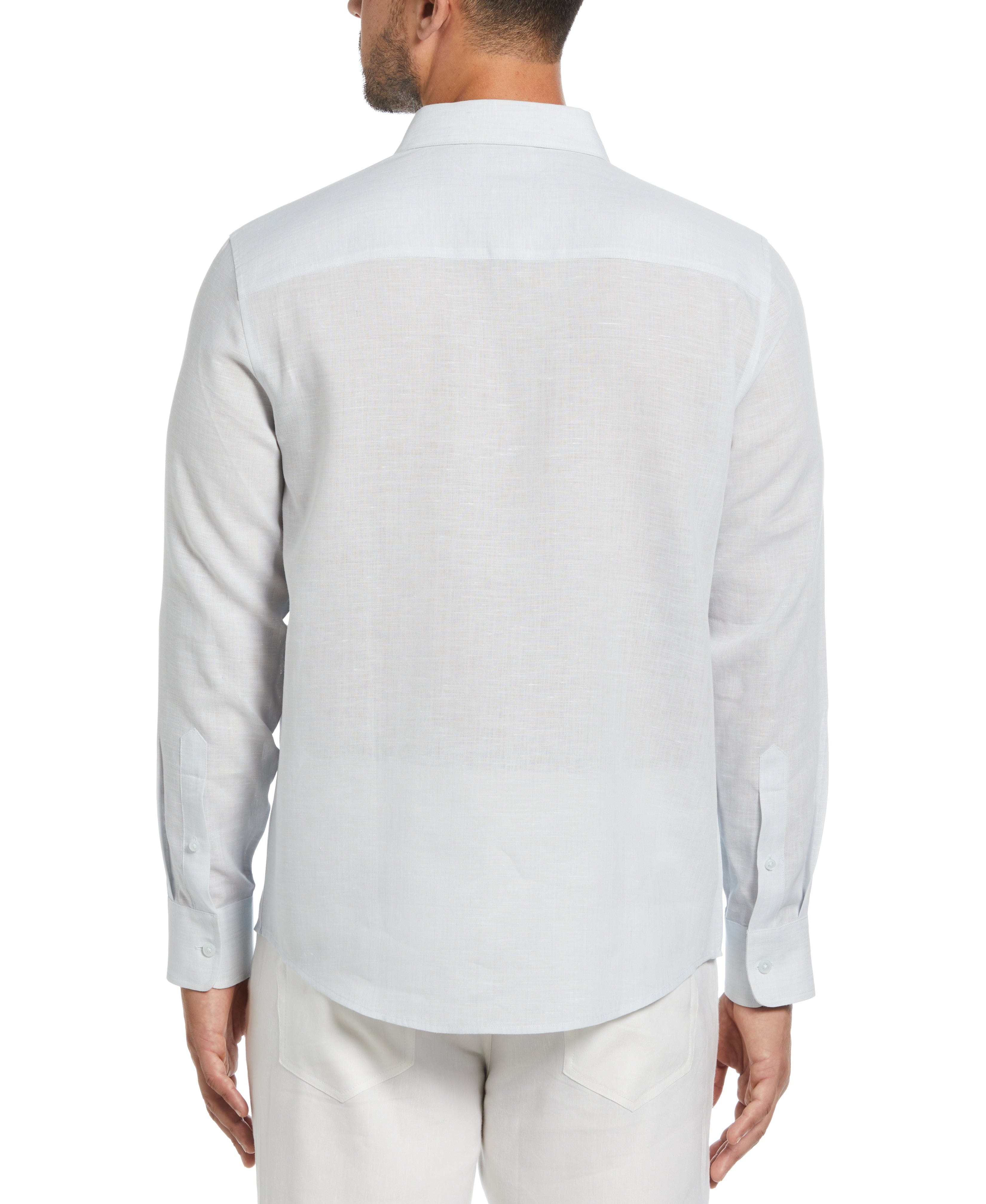 Travelselect™ Linen-Blend Long Sleeve Shirt