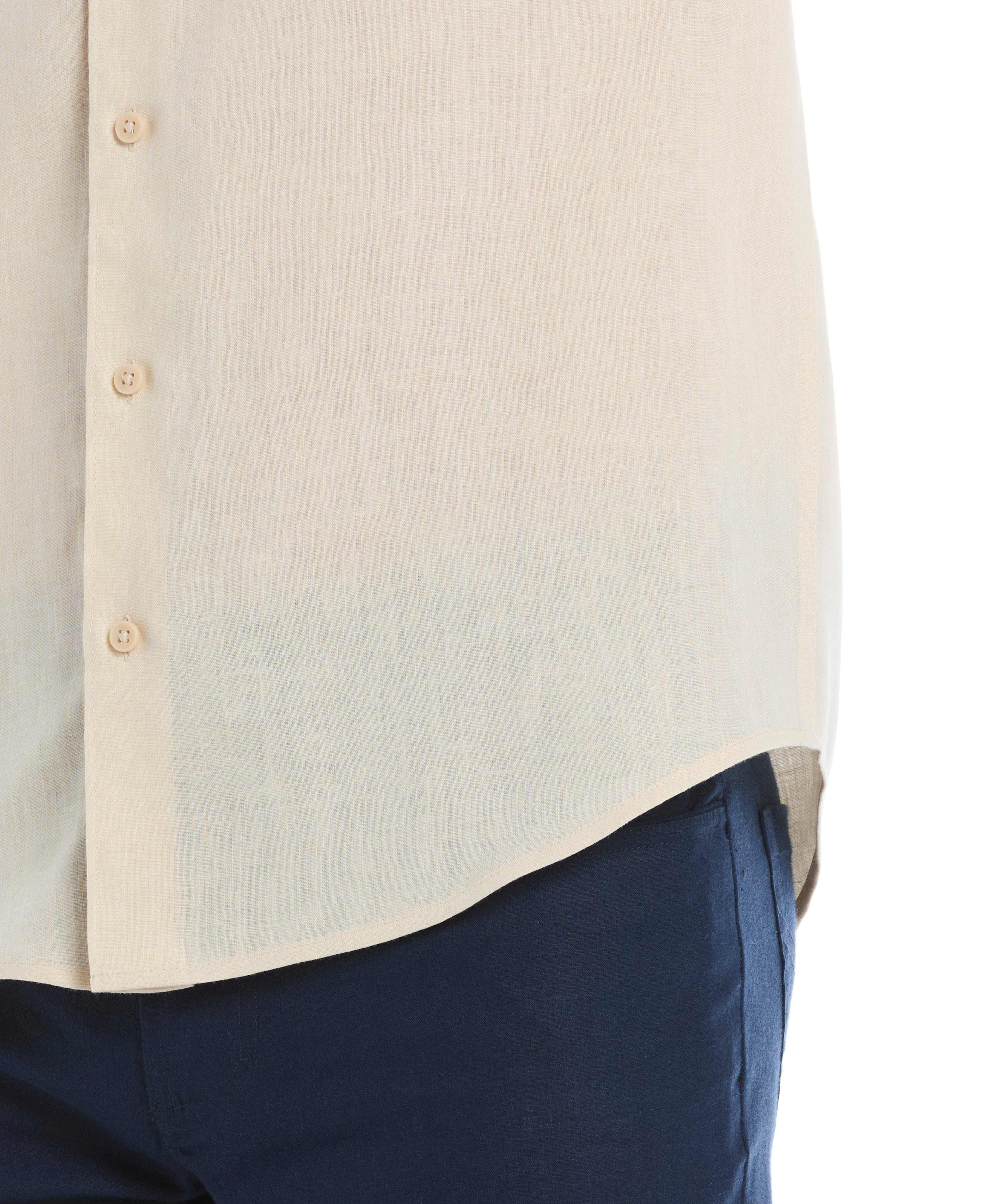 Travelselect™ Linen-Blend Rolled Sleeve Shirt