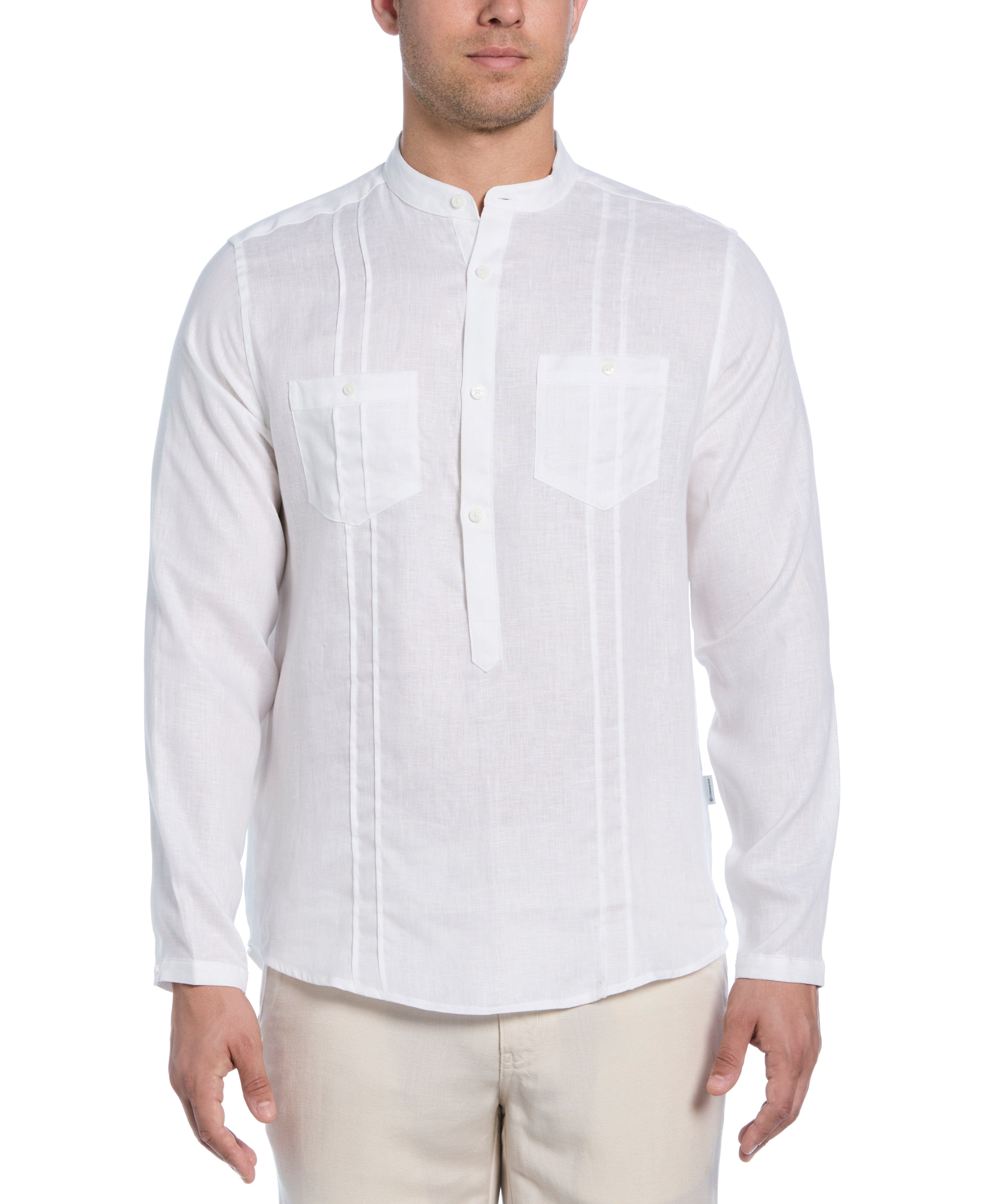 Two-Pocket Pintuck Popover Shirt