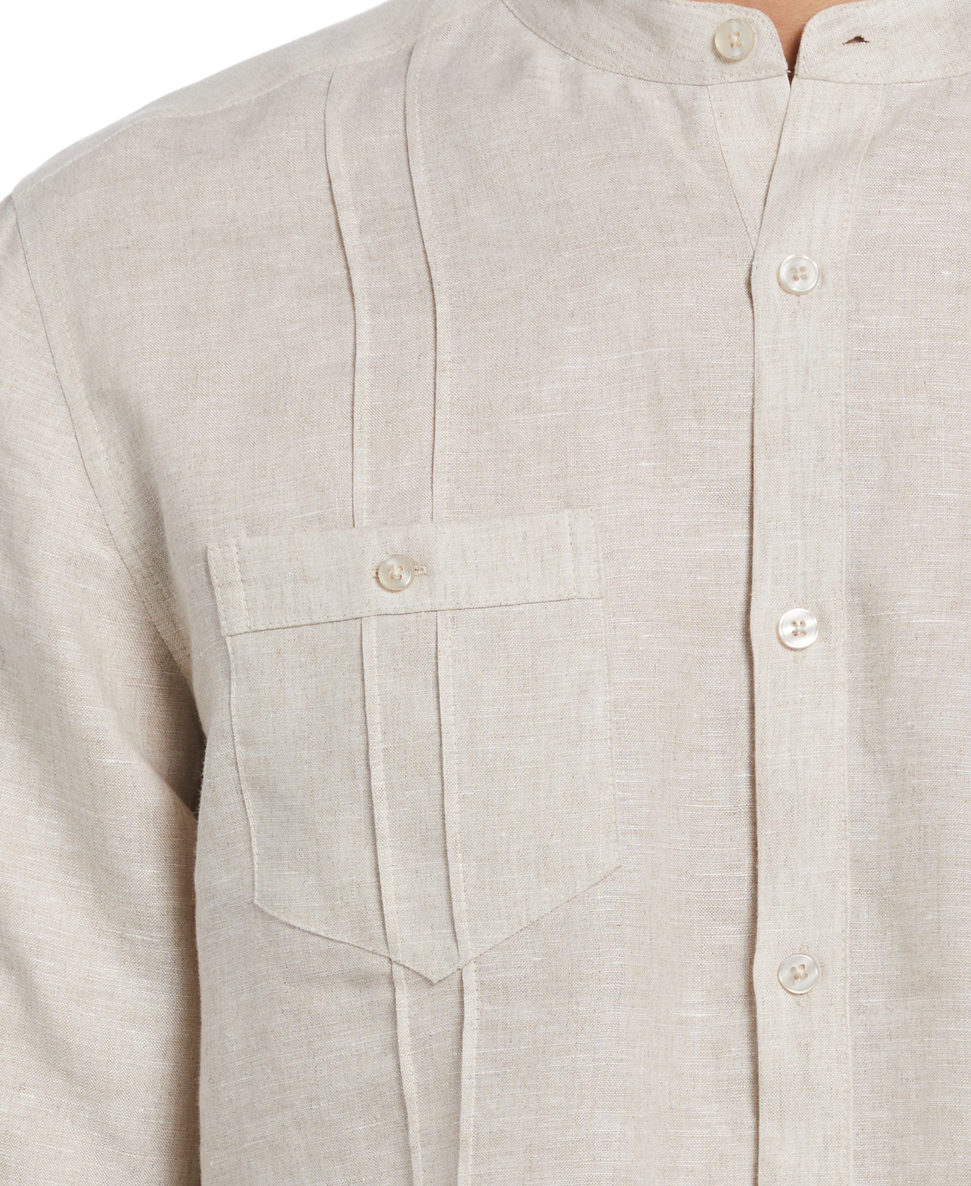 Two-Pocket Pintuck Popover Shirt