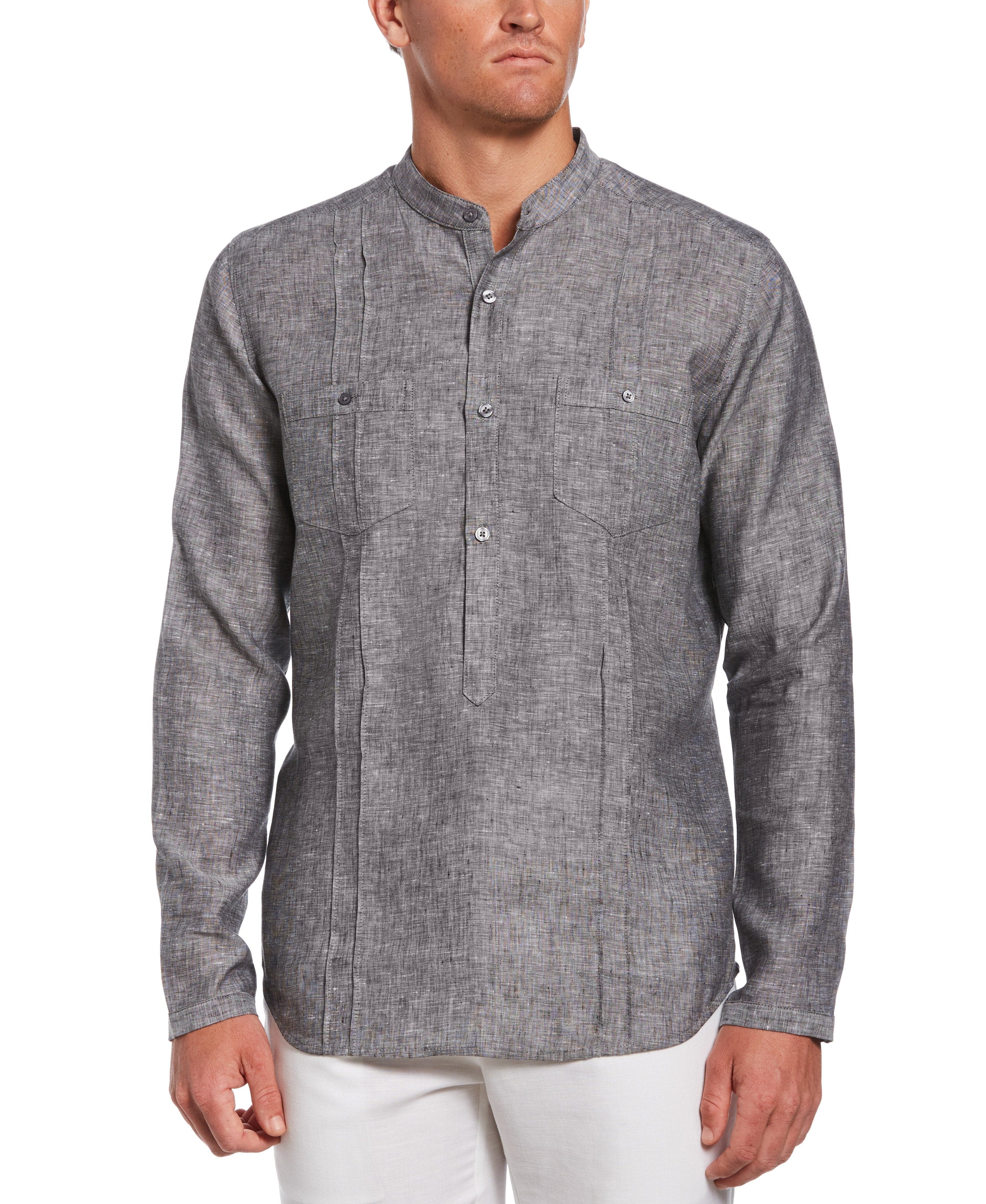 Two-Pocket Pintuck Popover Shirt