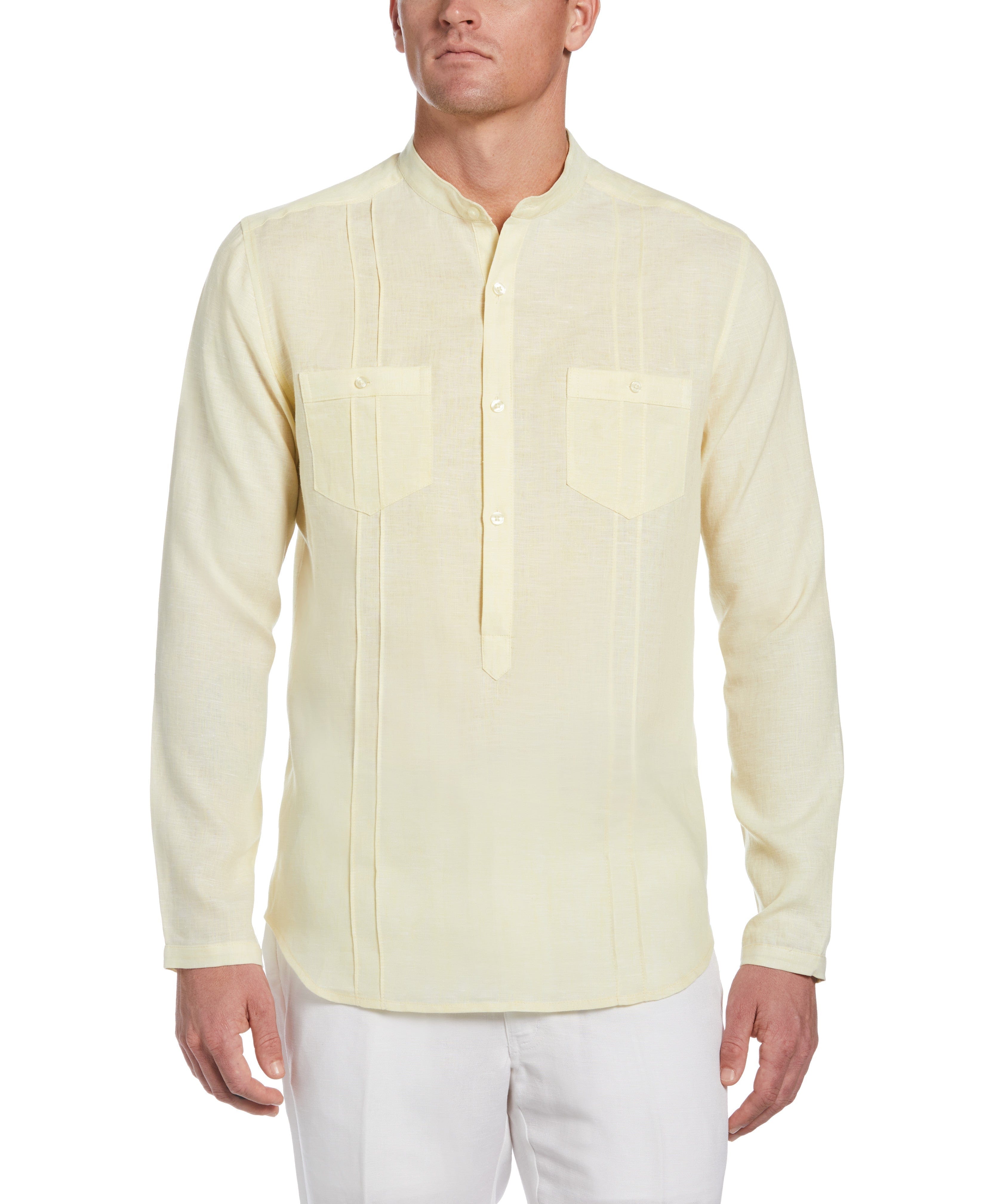 Two-Pocket Pintuck Popover Shirt